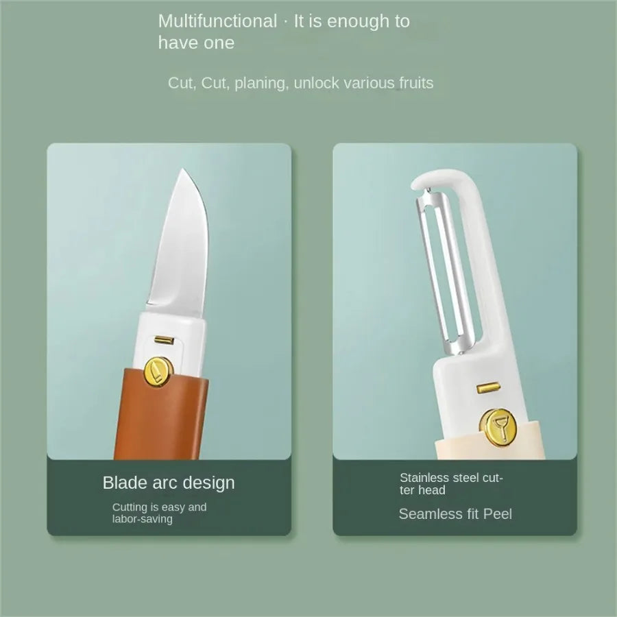 2-in-1 Capsule Knife & Peeler