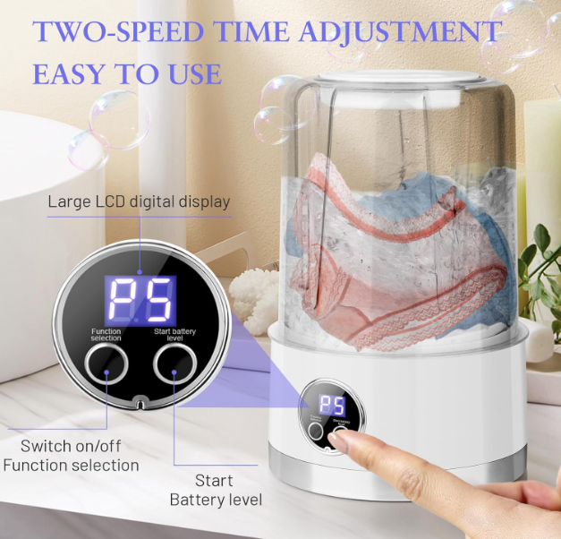 Portable Mini Washer - Wireless