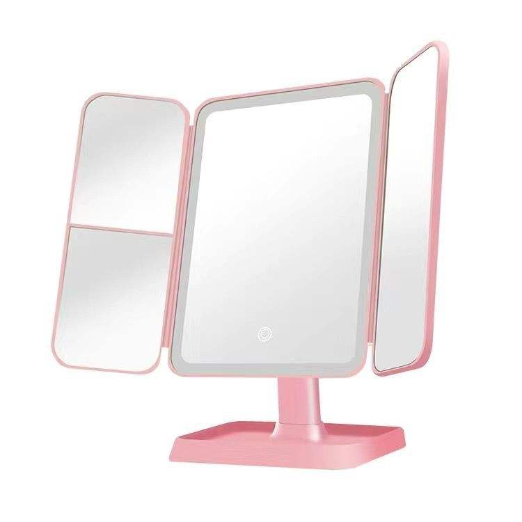 Tri-Fold LED Vanity Mirror