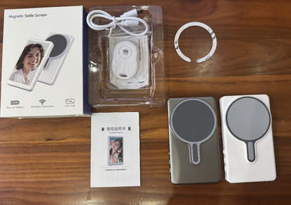 📱 Wireless Magnetic Selfie Screen – See Yourself. Shoot Like a Pro