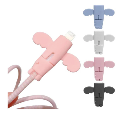 🪽 Winged Cable Protector – Cute, Clever & Built to Last (Pack of 5)
