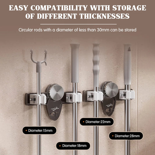 Wall Mount Mop Grippers