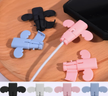 🪽 Winged Cable Protector – Cute, Clever & Built to Last (Pack of 5)