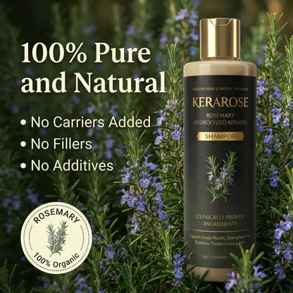 ✨ Kerarose Rosemary + Keratin Shampoo 🌿 | Salon-Like Strong & Voluminous Hair 💁‍♀️ | BUY 1 GET 1 FREE