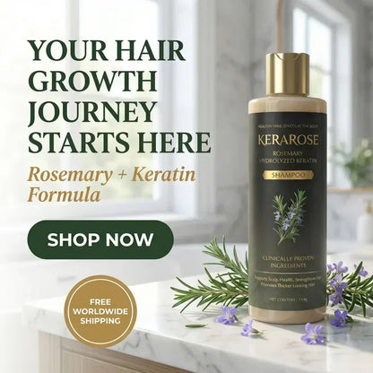 ✨ Kerarose Rosemary + Keratin Shampoo 🌿 | Salon-Like Strong & Voluminous Hair 💁‍♀️ | BUY 1 GET 1 FREE
